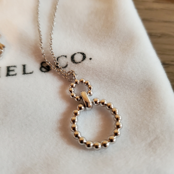 Gabriel & Co. Sterling Silver Bujukan Bead Circles Pendant Necklace - Picture 3 of 4